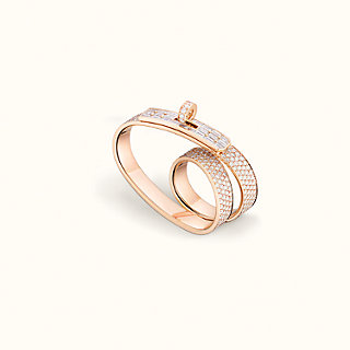 【HERMES】お洒落なKellyバックルデザイン★Gavroche リング Kelly Gavroche ring | Hermès USA